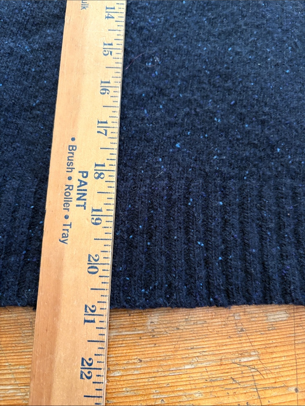 J Crew Navy Wool Cowl Neck Sweater Small Chunky Knit Minimalist - Picture 9 of 9